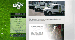 Desktop Screenshot of egp-nettoyage.fr